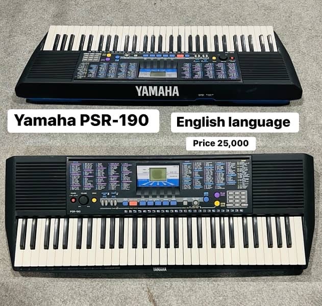 Yamaha PSR-740 Keyboard with India’s tones Yamaha  Korg Roland Casio 16
