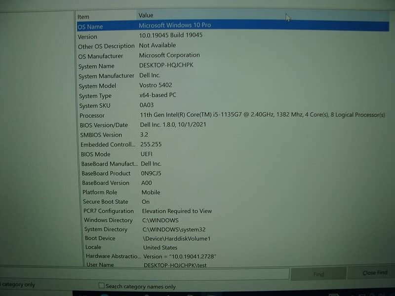 Dell Vostro 5402 11th Generation xchange possible 4