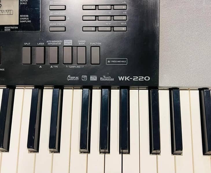 Casio keyboard WK-220 piano Yamaha  Korg Roland Casio kawai M-audio 6