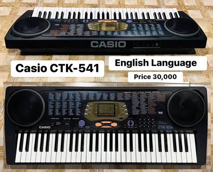 Casio keyboard WK-220 piano Yamaha  Korg Roland Casio kawai M-audio 10