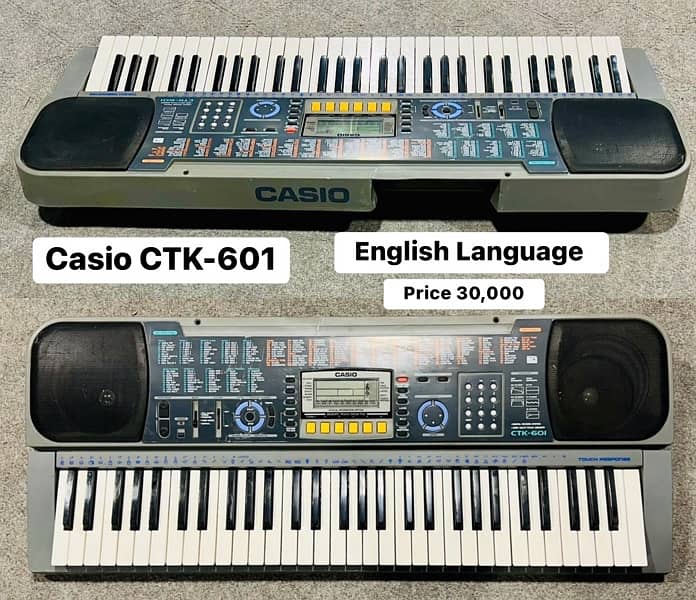 Casio keyboard WK-220 piano Yamaha  Korg Roland Casio kawai M-audio 16