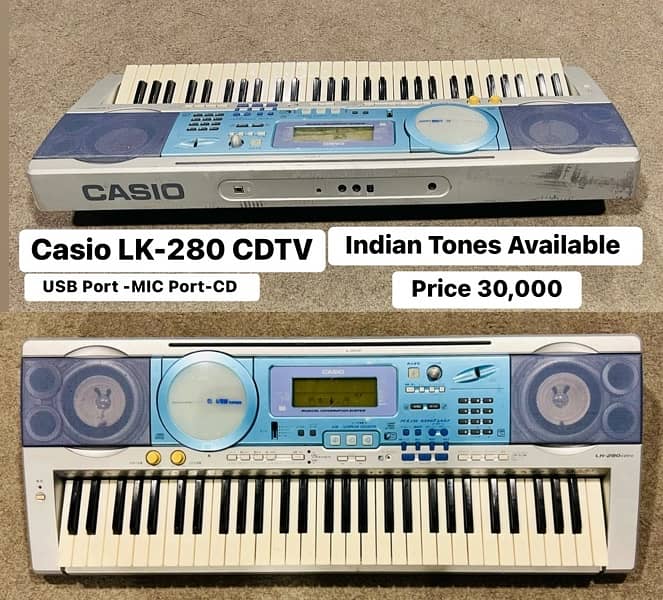 Casio keyboard WK-220 piano Yamaha  Korg Roland Casio kawai M-audio 17