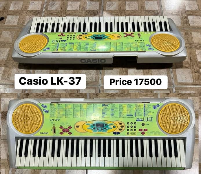 Casio WK-200 Keyboard with Indians tones piano Yamaha  Korg Roland 15