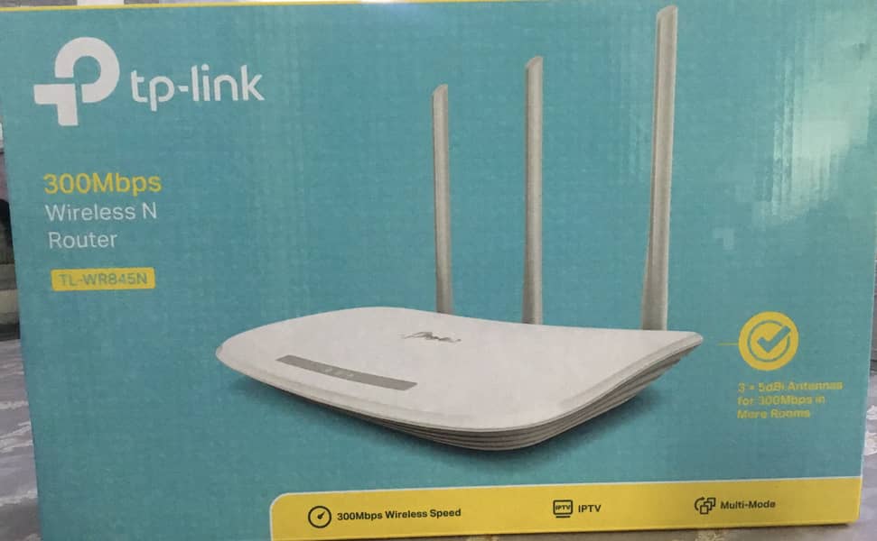 TP-Link 300Mbps Wireless N router (Model No. TL-WR845N) 1