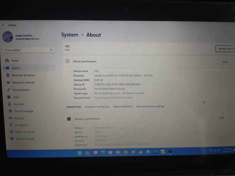 Haier Y11C 7th Gen Laptop for Sale with 128 M. 2 (SSD) & 1TB Hard Drive 4