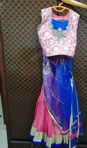 Beautiful Girl lahnga saree style 2