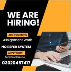 Job for Males, Females, Students (Part time,  Home Based Job