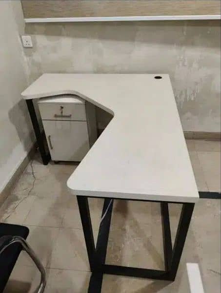 Office Working Tables with side draws 2