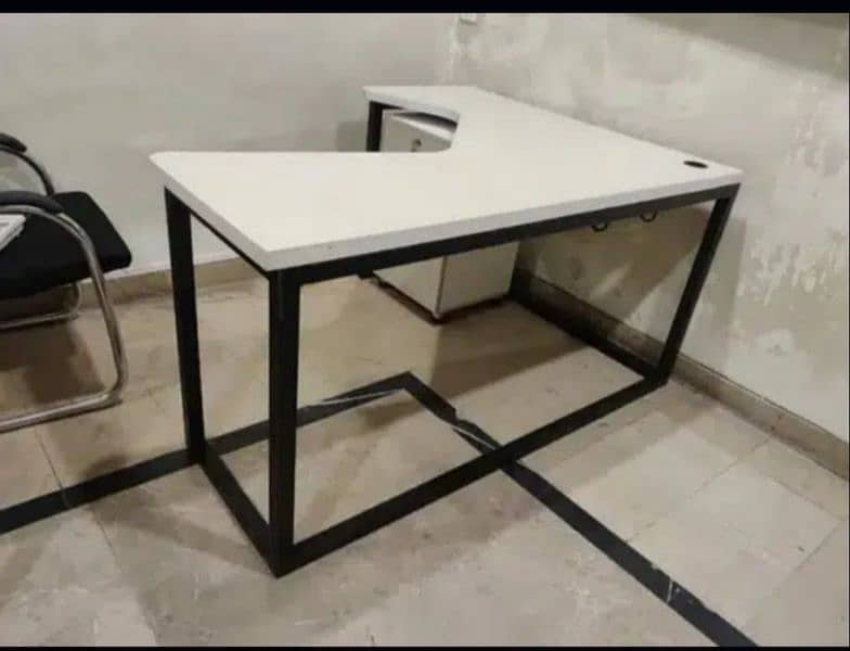 Office Working Tables with side draws 4