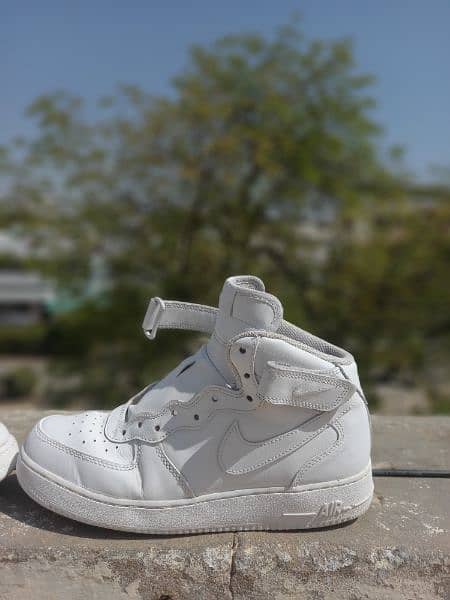 Nike Airforce 1 Mid all white 4