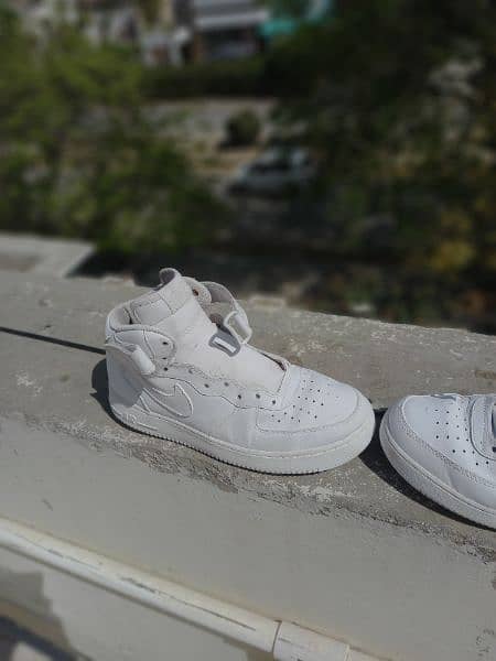 Nike Airforce 1 Mid all white 5