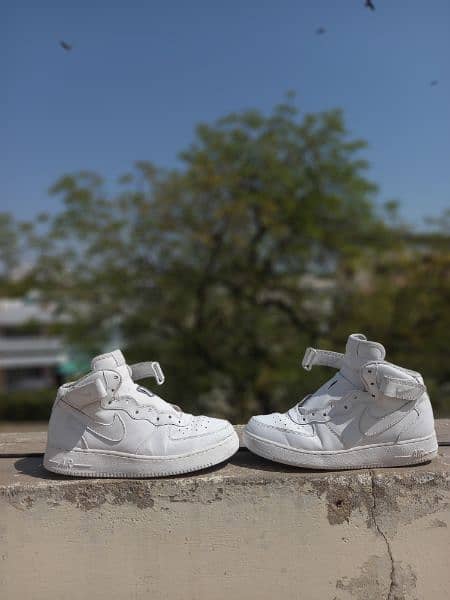 Nike Airforce 1 Mid all white 12