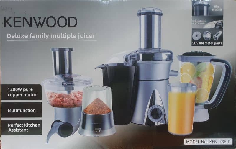 Kenwood Food factory, Juice extractor, Juicer Blender 03007420777 0