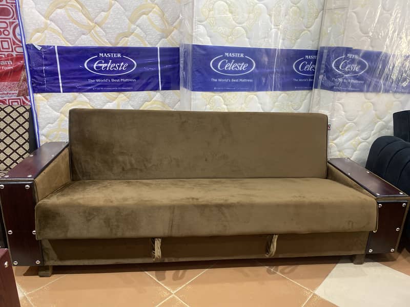 sofa cum bed (2in1)(sofa +bed)(Molty foam )(10 years warranty ) 5