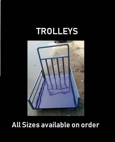 Ware House Trolleys available in reasonable price upto 6ft x 3ft 7