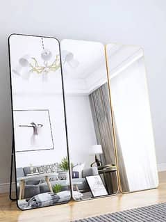 Decorative Bedroom Living Room Mirror, Fancy Full Size Looking Mirror