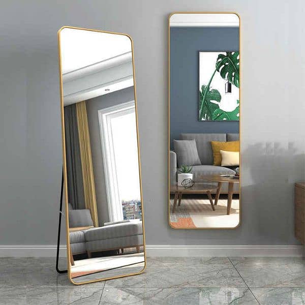 Decorative Bedroom Living Room Mirror, Fancy Full Size Looking Mirror 5