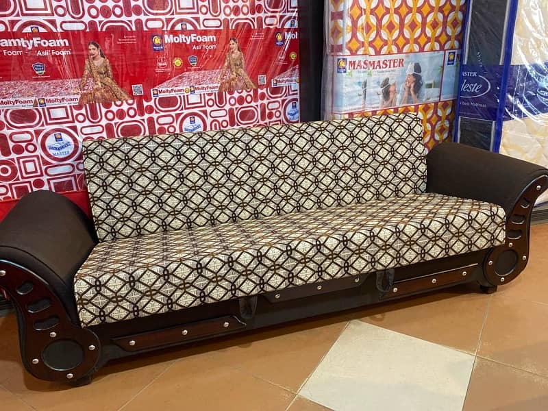 sofa cum bed (2in1)(sofa +bed)(Molty foam )(10 years warranty ) 19