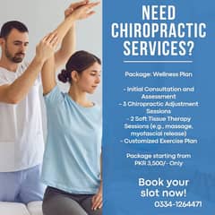 Chiropractors Massage  Therapist Online Clinic Khi