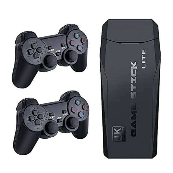 M8 Game Stick Lite 4k With 2 Wireless Controller 20,000+Games 5