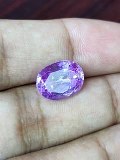 Purple Zircon 100 % Original Gem Stone in Diamond Cut