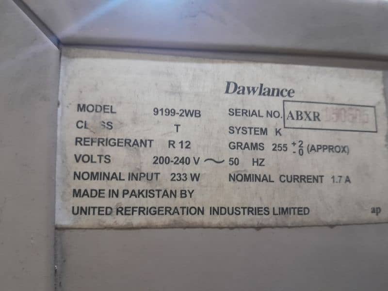 Dawlance Fridge For Sale In Good Condition 19