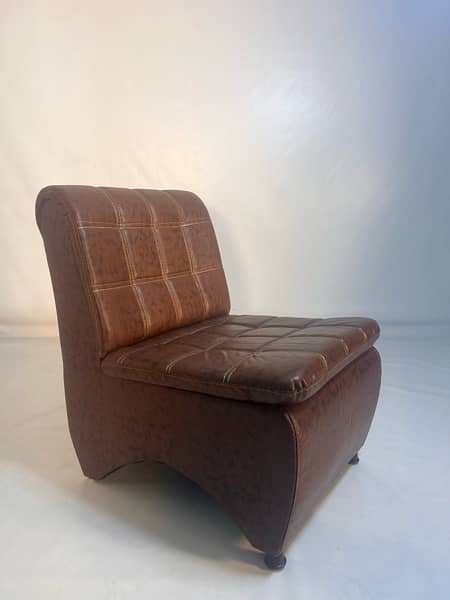 office sofa set leather Chesterfield chair table 2