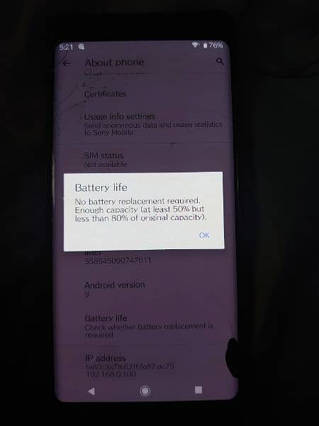Sony xperia XZ3 (non-PTA) , snapdragon 845, 4/64, gamming mobile. 9