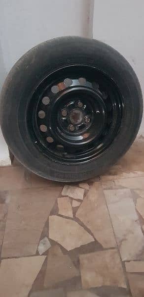 rim + tyre 4 nuts 4