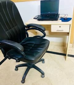 workstation computer table and revolving chair