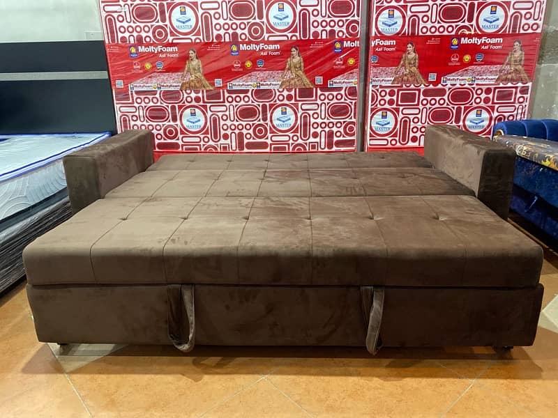 Double sofa cum bed (Molty foam )(sofa +bed)(10 years warranty ) 4