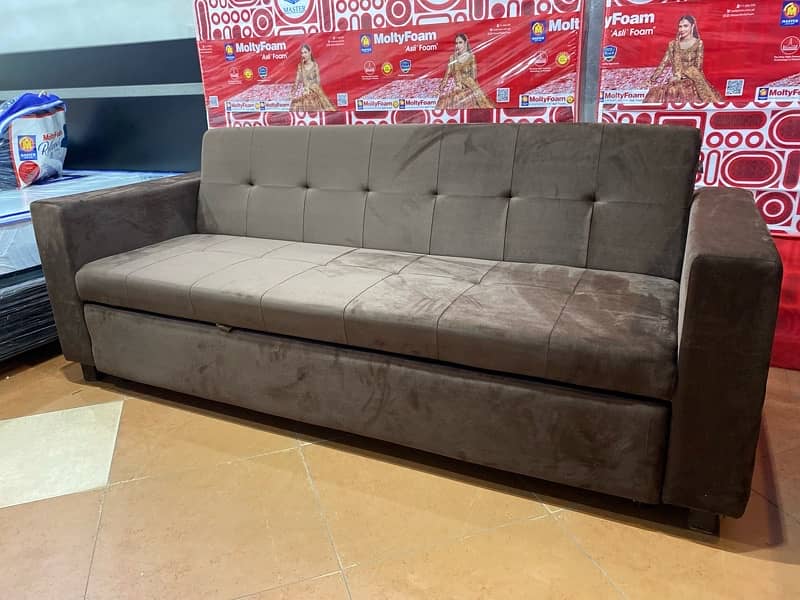 Double sofa cum bed (Molty foam )(sofa +bed)(10 years warranty ) 13