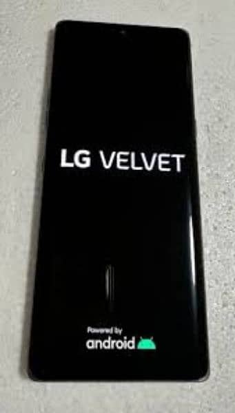 LG valvet 5g  white color  New condition 1
