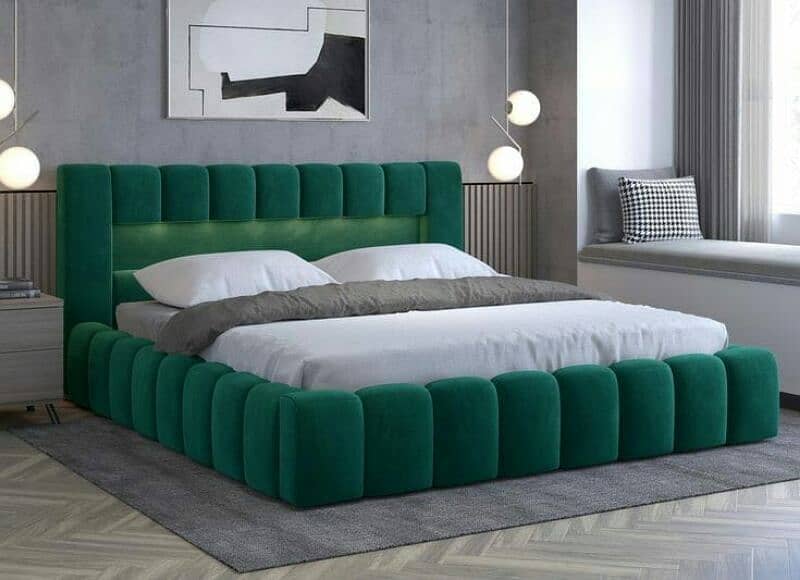 bed / Dubole bet / furniture/ poshing bed / 3