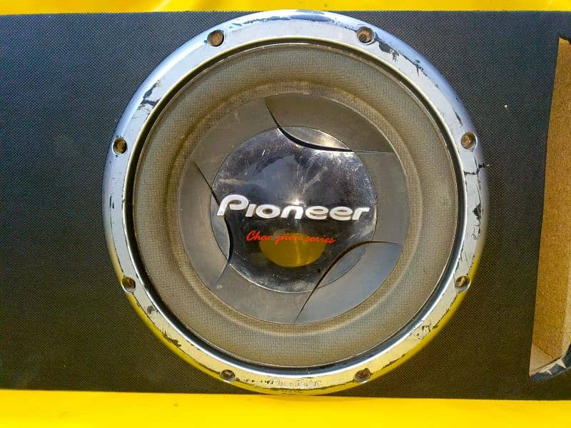Pioneer  woofer with new box 5