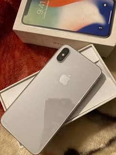 Iphone x pta approved  64gb with box