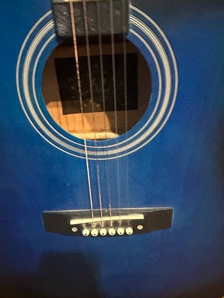 Semi acoustic guitar with equalizer (device) (truss rod is there) 4