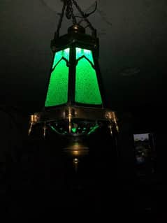 old metal lamp