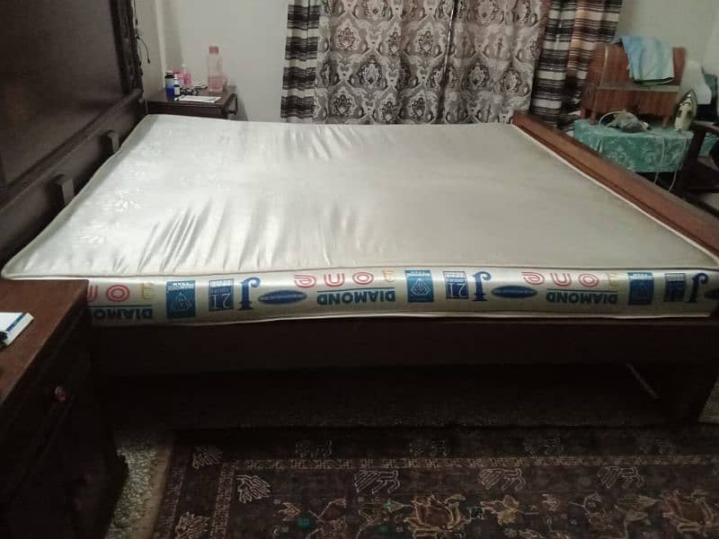 Wooden Double Bed For Sale 5