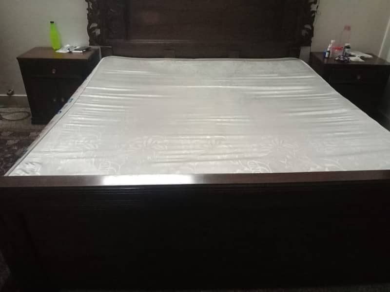 Wooden Double Bed For Sale 8