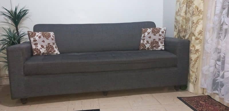 gray khadi three seeter sofa 1