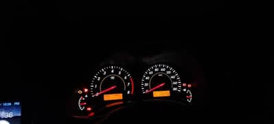 Toyota Corolla manual speedometer