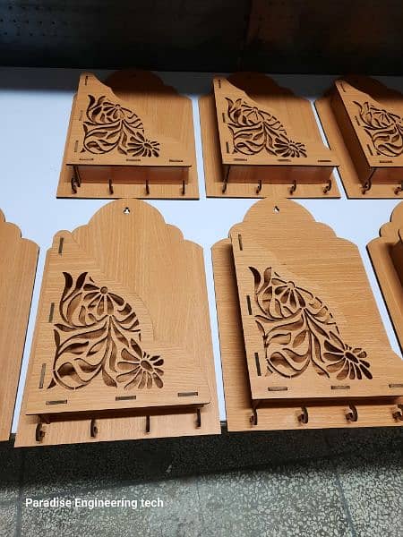 Quran Hanger with Tasbeeh Hooks 3mm MDF 1