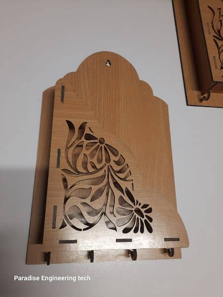 Quran Hanger with Tasbeeh Hooks 3mm MDF 3