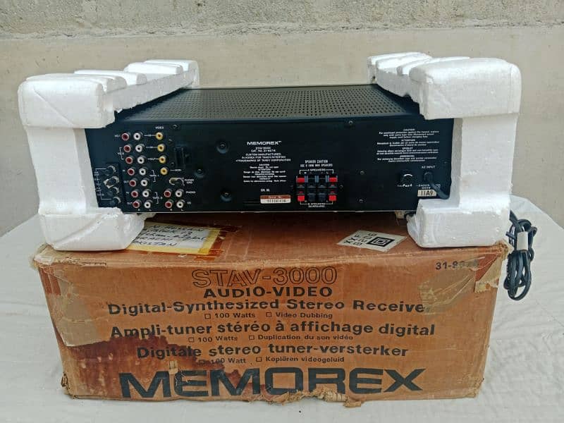 Memorex STAV3000 4 Chanel Stereo Amplifier Made in Korea 5
