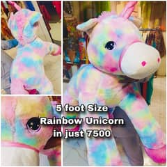 Unicorn Stuffed toy 5 Foot horse Mini minions