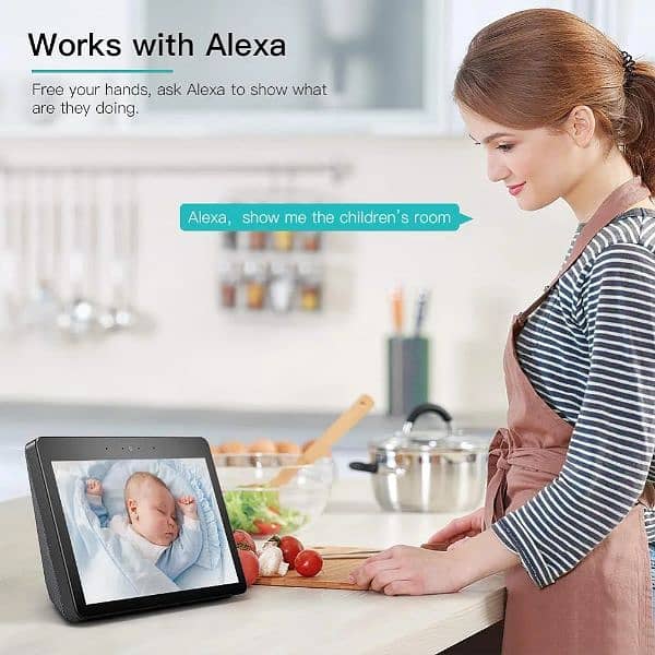 Voger Baby Monitor Pet WiFi Camera 1080P Two Way Audio Indoor 5