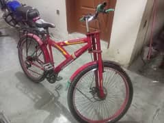 Bicycle for Sale. Gare wali cycle ha bilkul ok ha.