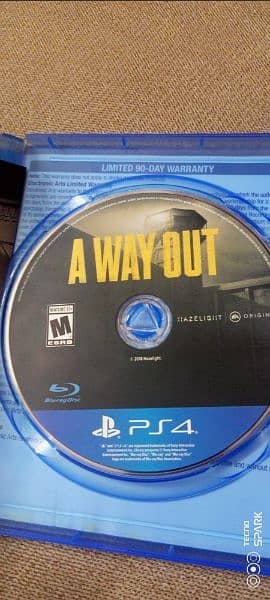 A WAY OUT , ps4 game. 3