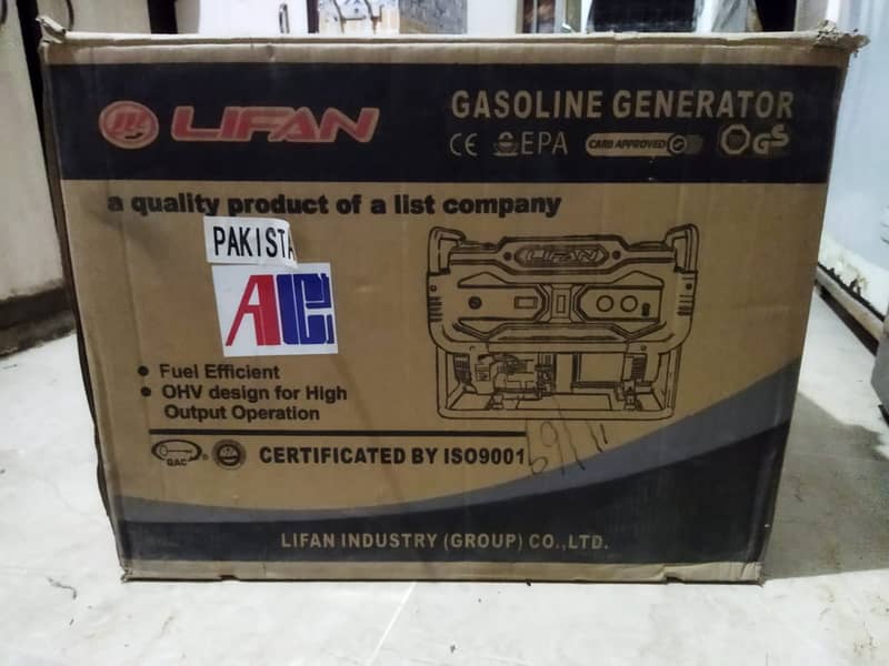 Lifan LF5200E 3.5 kva Generator 6